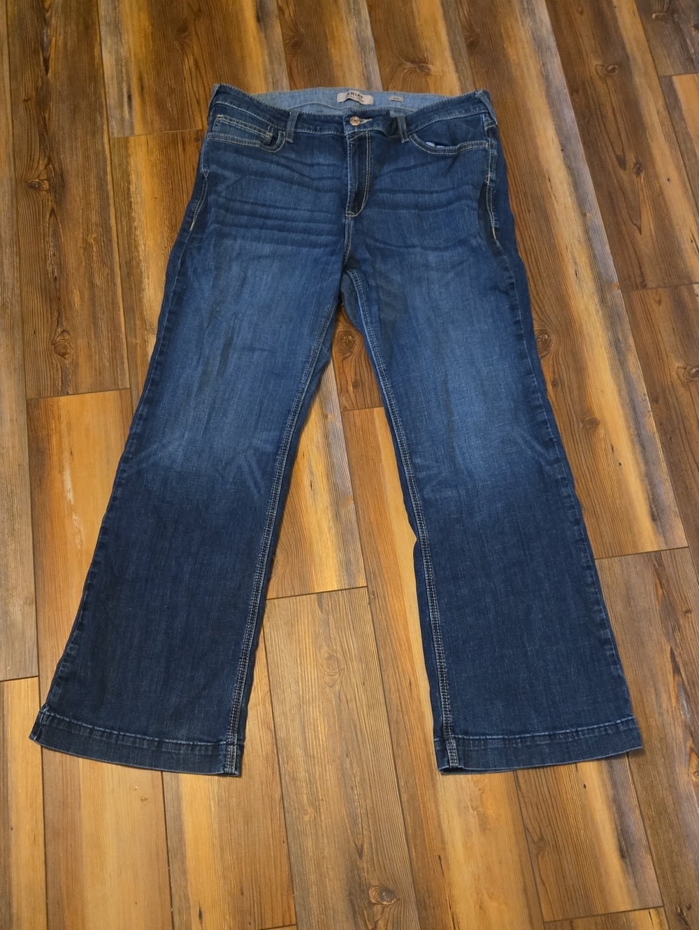 Ariat Dark Blue Wide-Leg Jeans